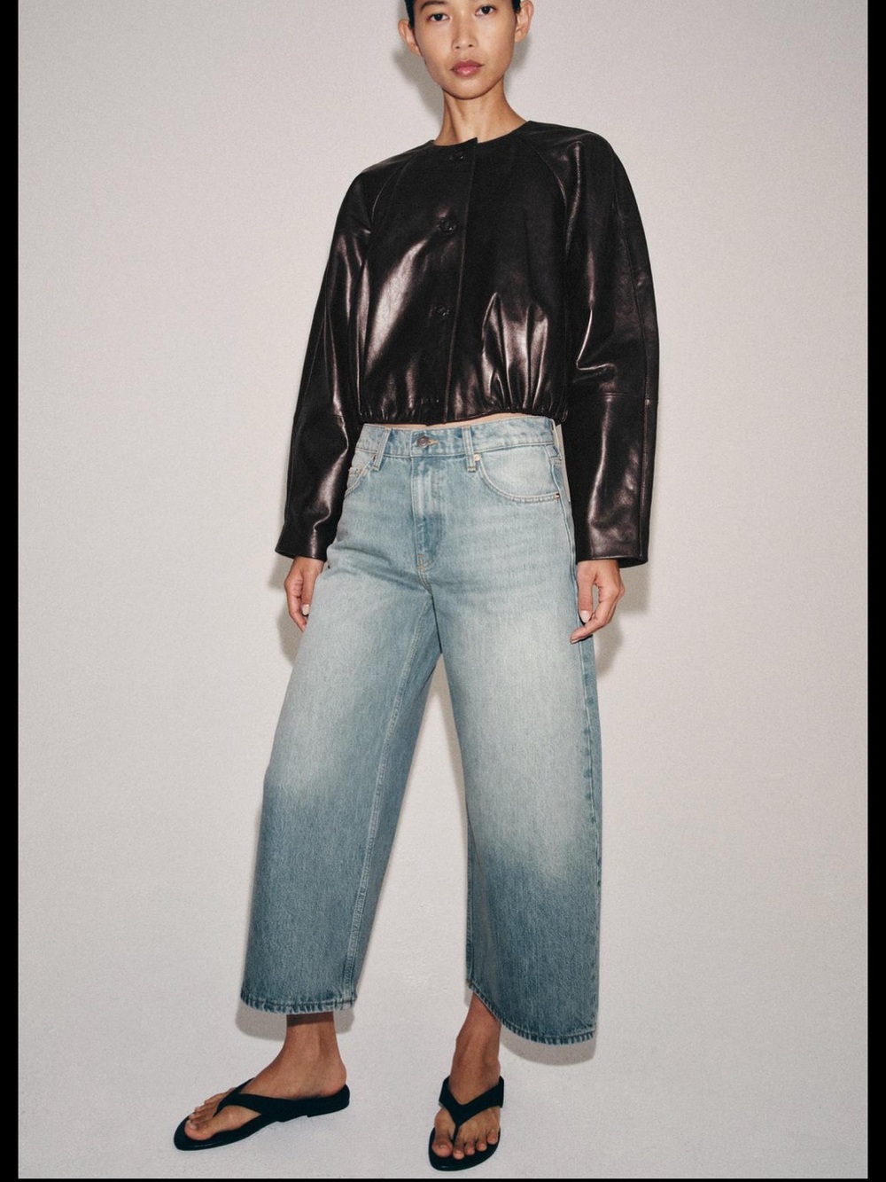 Zara mid rise culottes